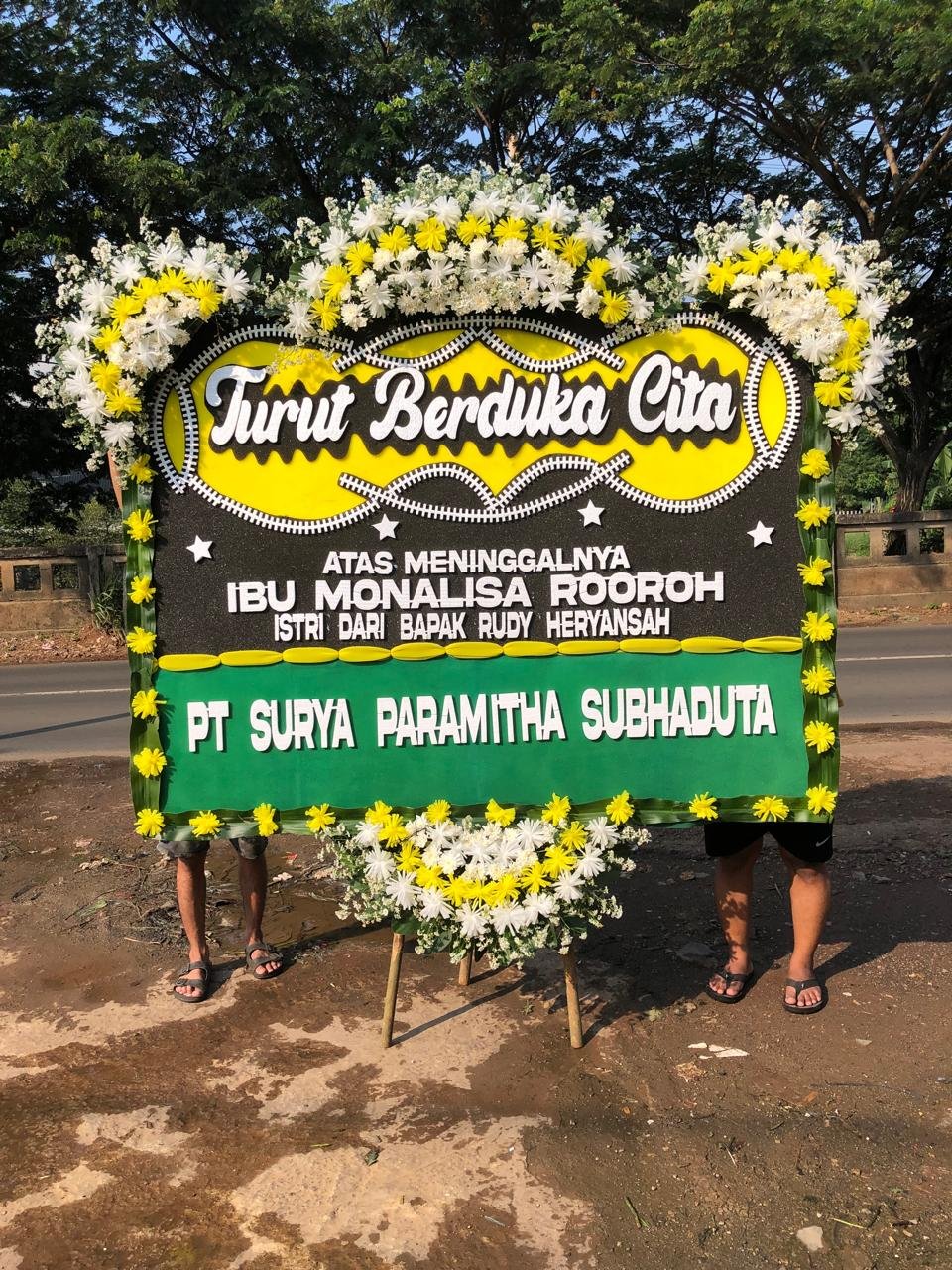 Bunga Papan Duka Cita 1