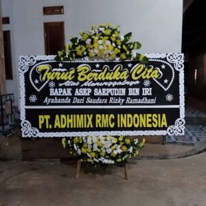 PAPAN BUNGA UCAPAN DUKA CITA 04